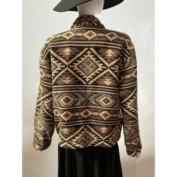 Chicos Design Womens Jacket Coat Multicolor Brown - Picture 2 of 12